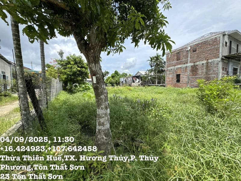TS932_Bán đất tại đường Tôn Thất Sơn, thị xã Hương Thủy, Thừa Thiên Huế — ảnh 2 trên 5