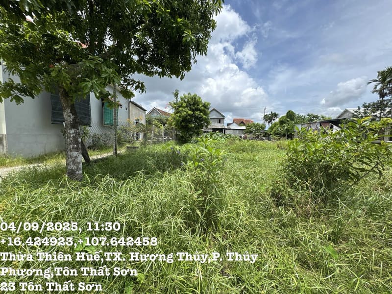 TS932_Bán đất tại đường Tôn Thất Sơn, thị xã Hương Thủy, Thừa Thiên Huế — ảnh 4 trên 5