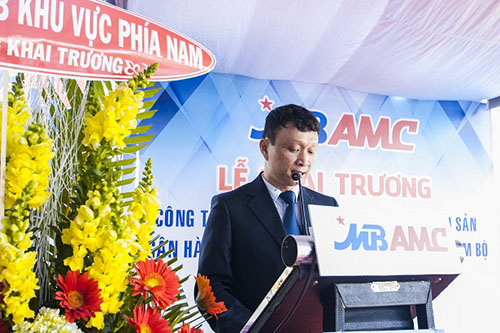 Ông Ngô Anh Quân – Phó giám đốc phụ trách MBAMC Đông Nam Bộ phát biểu tại lễ khai trương