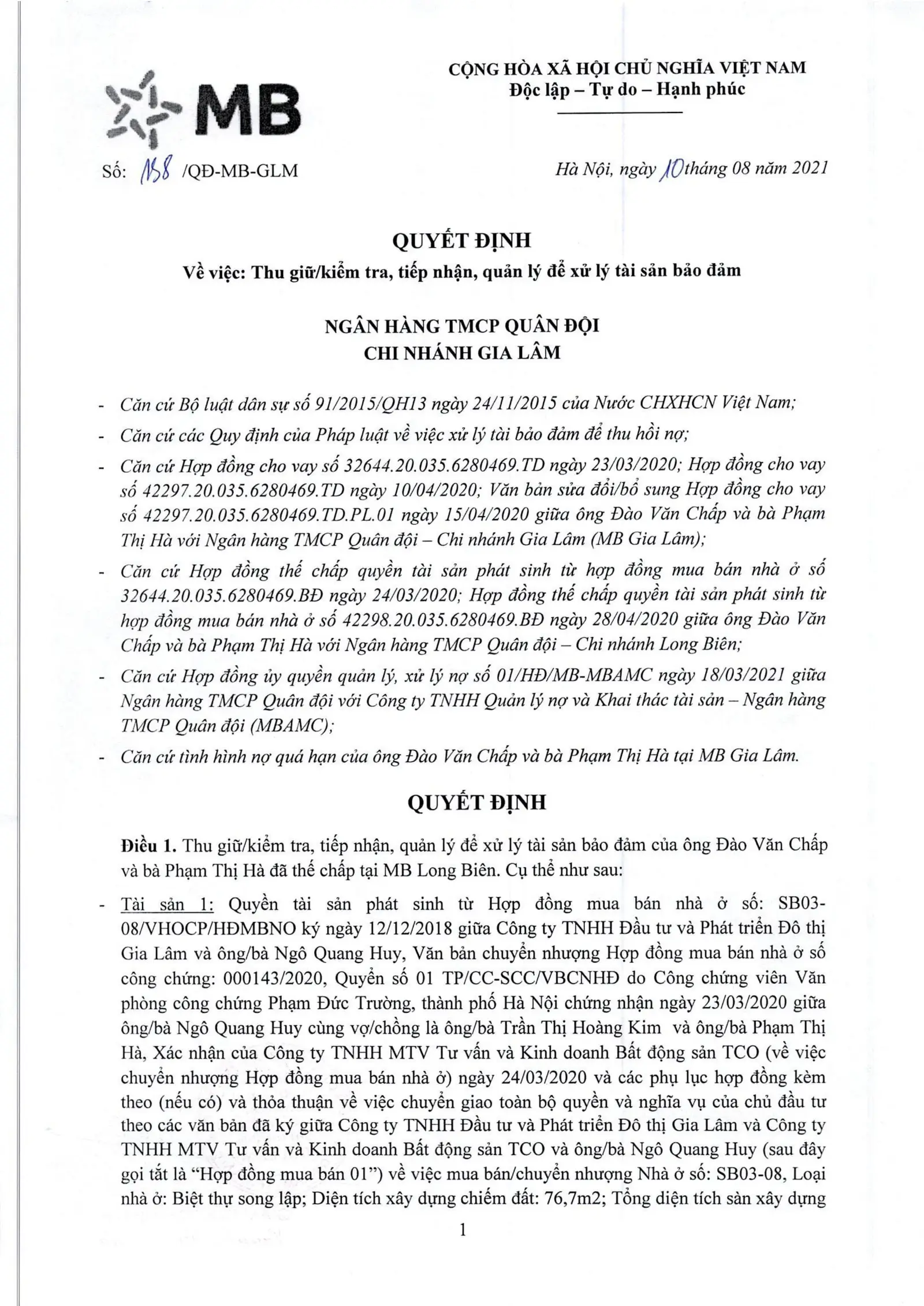 Ảnh chụp văn bản thông báo, trang 4