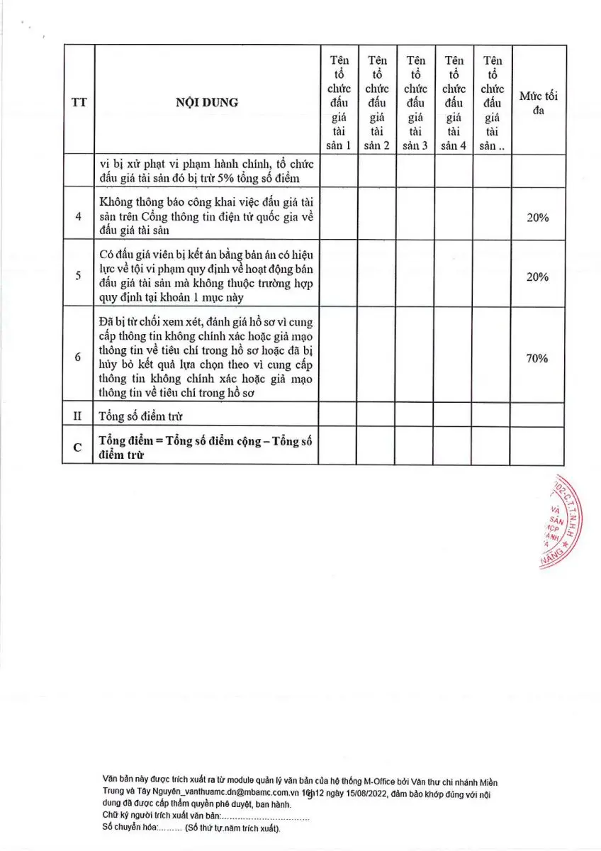 Ảnh chụp văn bản thông báo, trang 9