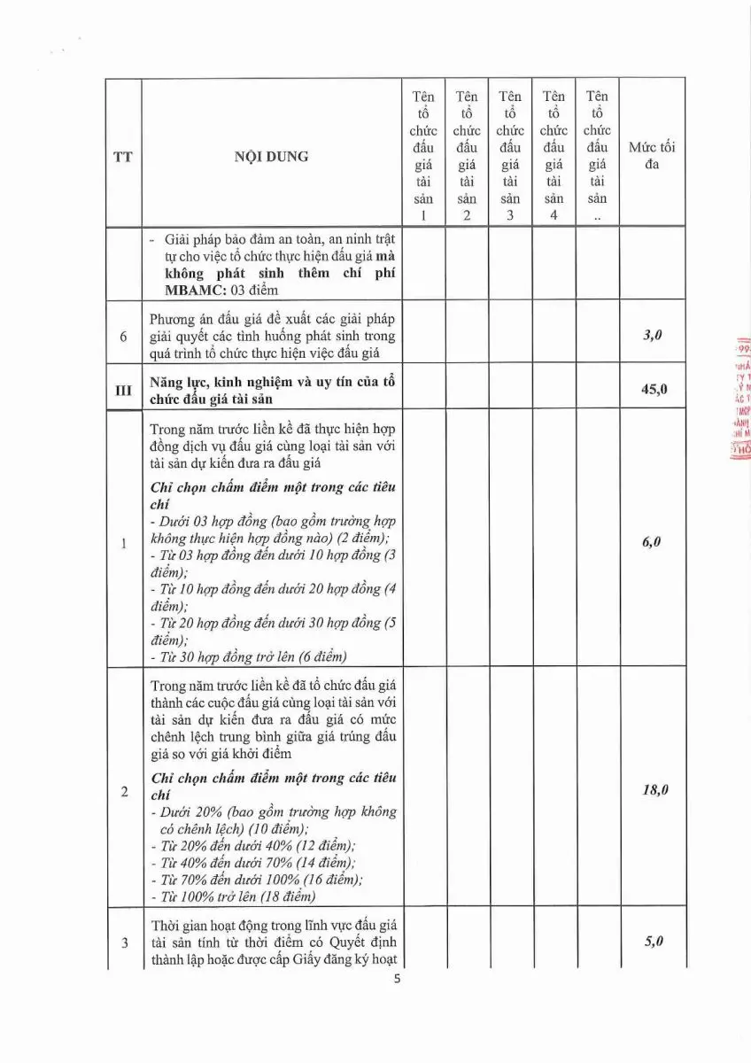 Ảnh chụp văn bản thông báo, trang 5