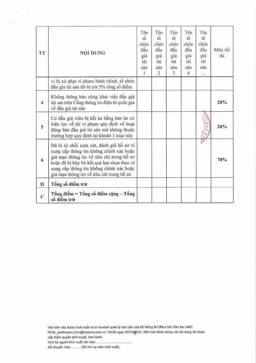 Ảnh chụp văn bản thông báo, trang 9
