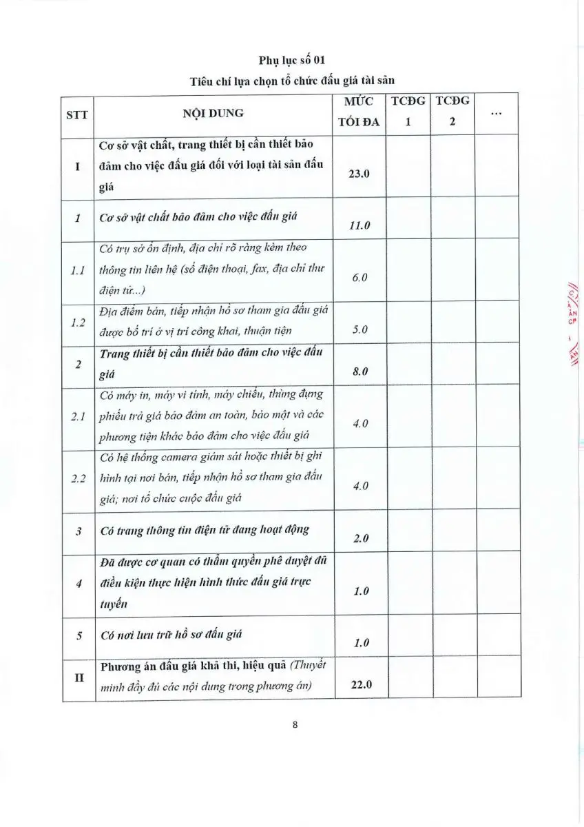 Ảnh chụp văn bản thông báo, trang 8