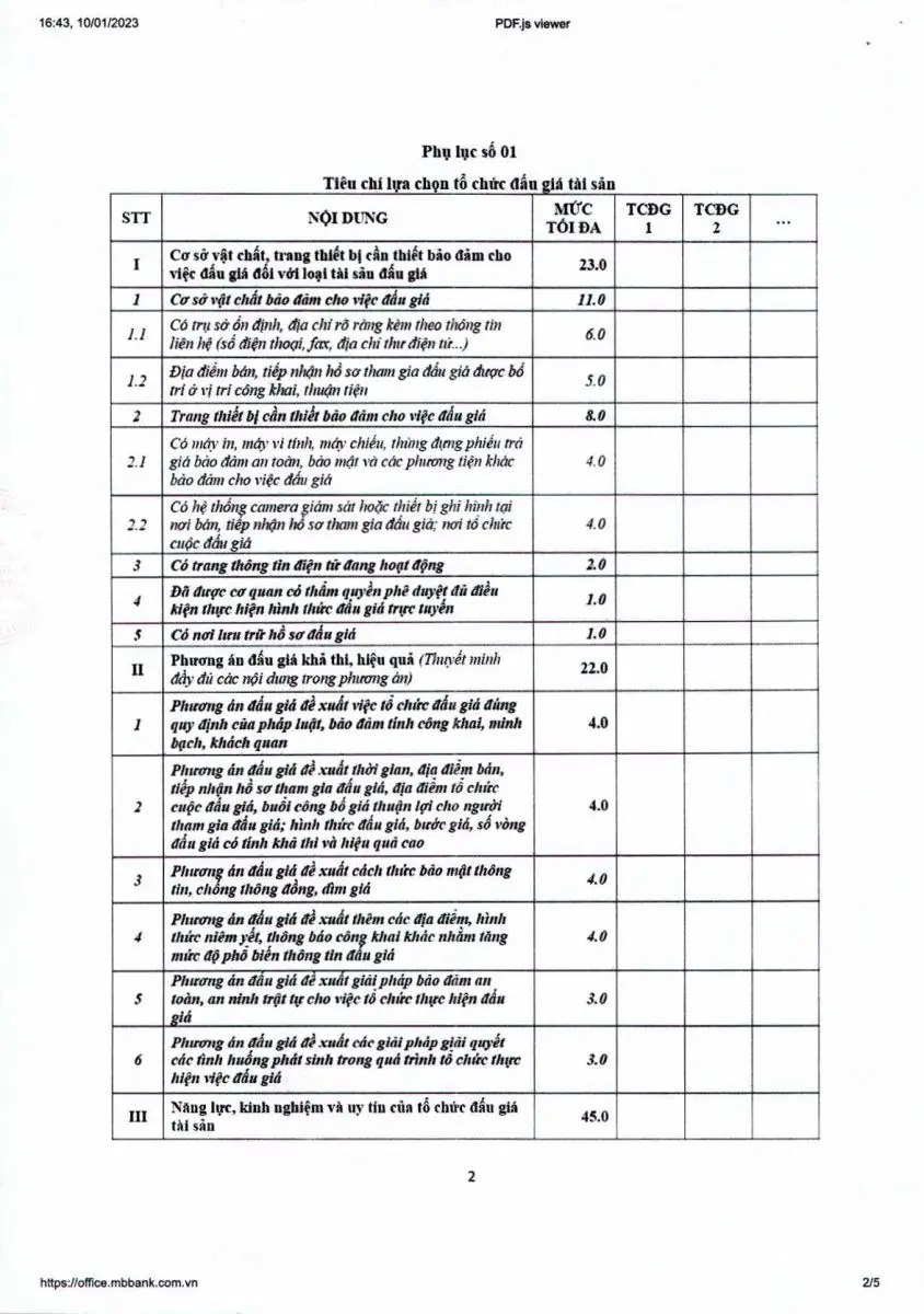 Ảnh chụp văn bản thông báo, trang 2