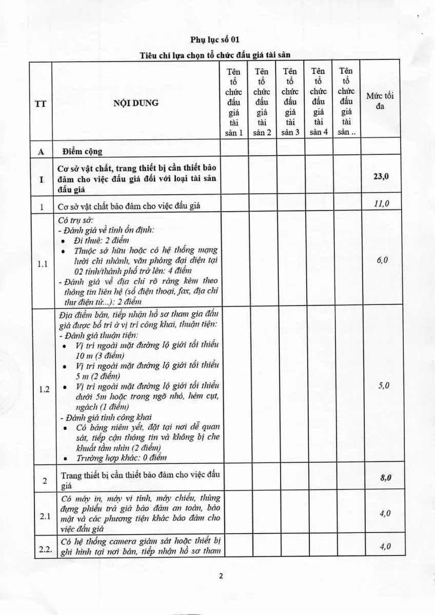Ảnh chụp văn bản thông báo, trang 2