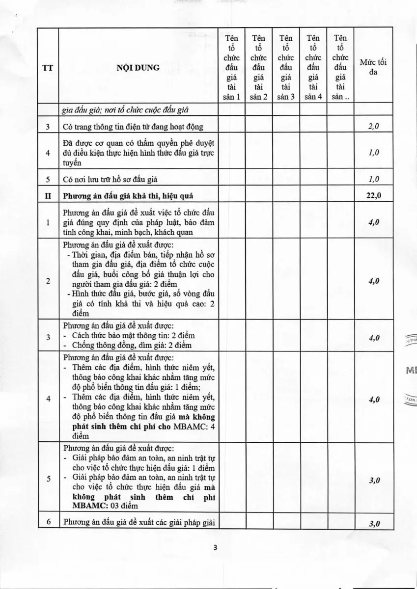 Ảnh chụp văn bản thông báo, trang 3