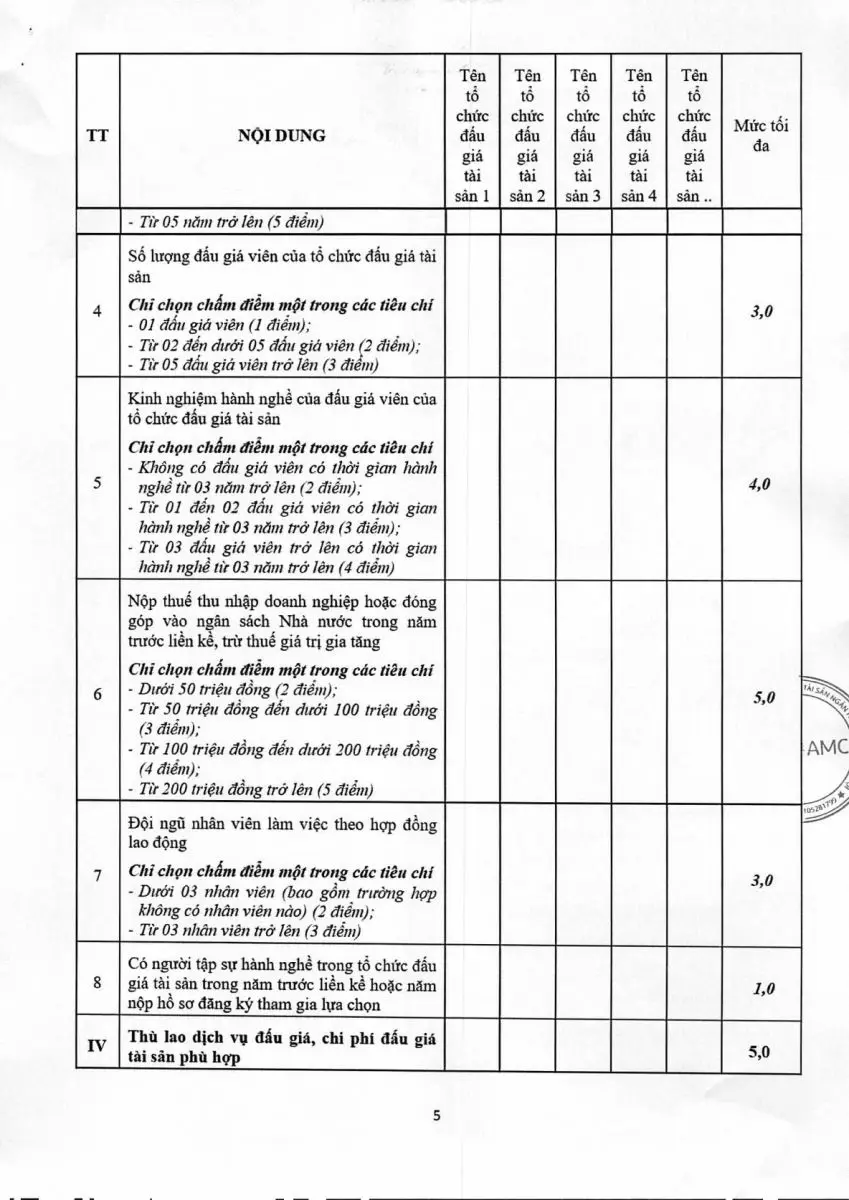 Ảnh chụp văn bản thông báo, trang 5