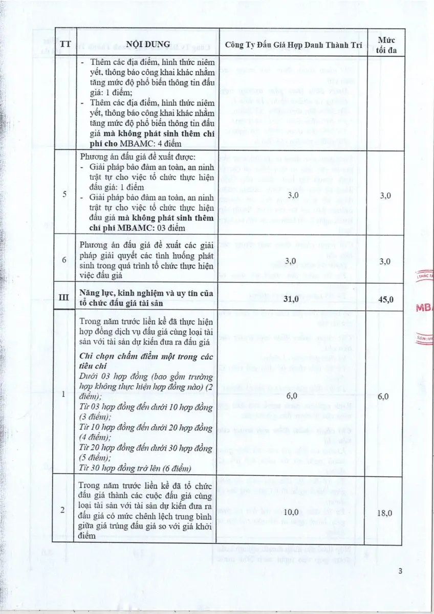 Ảnh chụp văn bản thông báo, trang 3