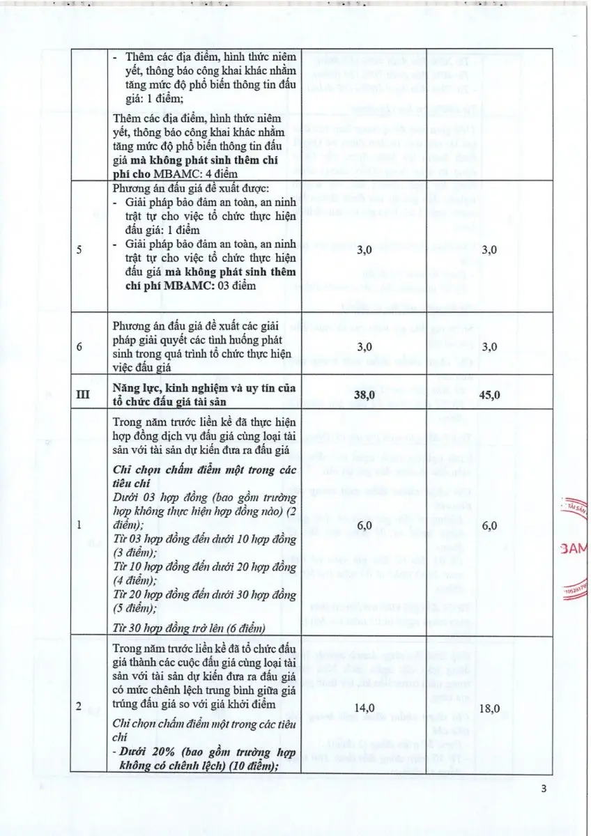Ảnh chụp văn bản thông báo, trang 3