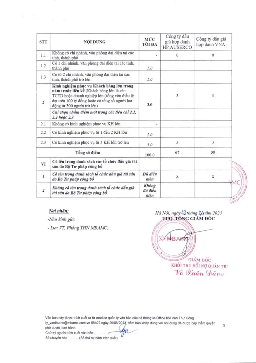 Ảnh chụp văn bản thông báo, trang 5