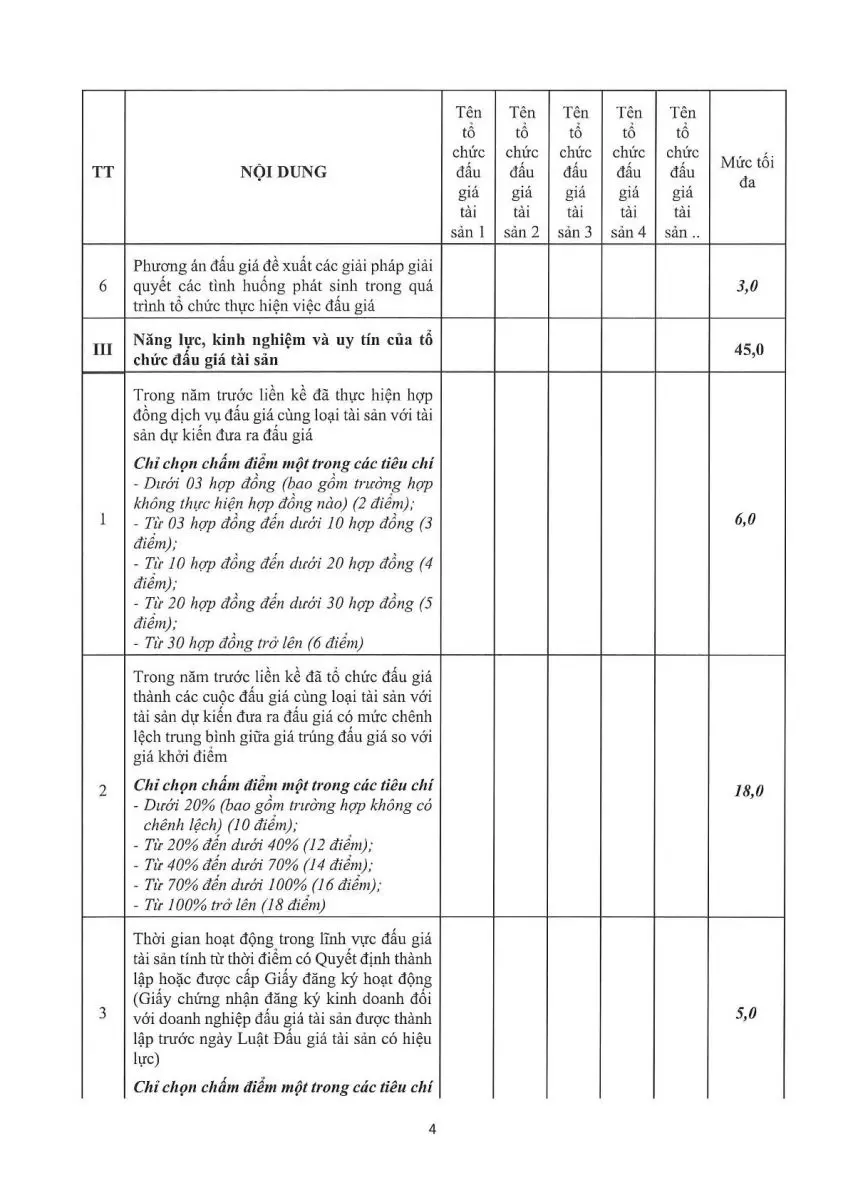 Ảnh chụp văn bản thông báo, trang 4