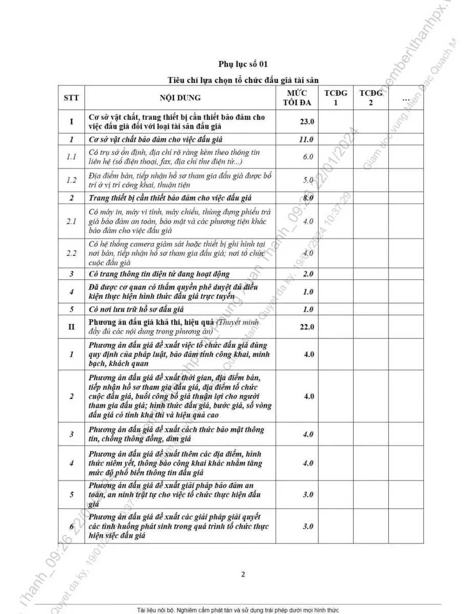 Ảnh chụp văn bản thông báo, trang 2