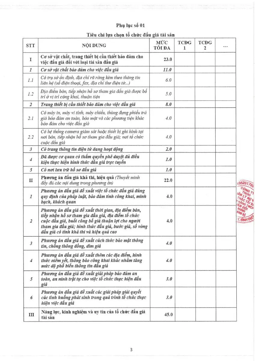 Ảnh chụp văn bản thông báo, trang 3