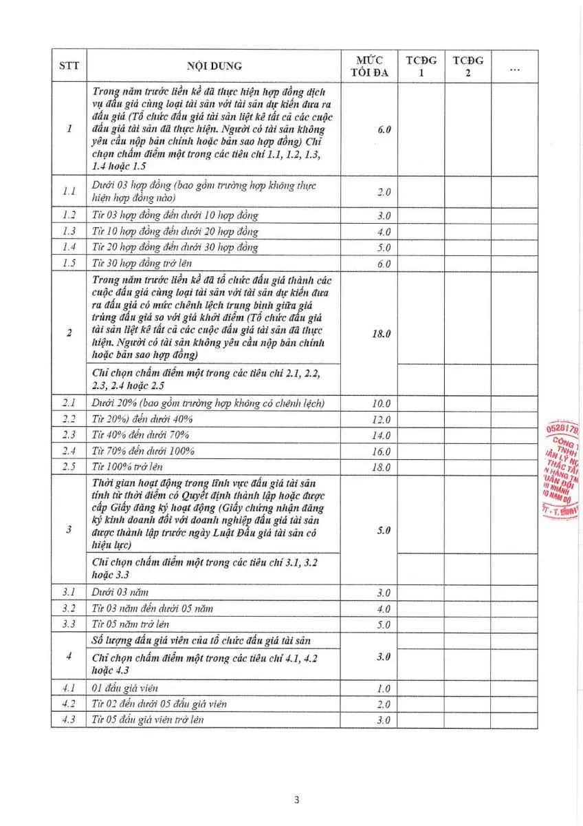 Ảnh chụp văn bản thông báo, trang 3