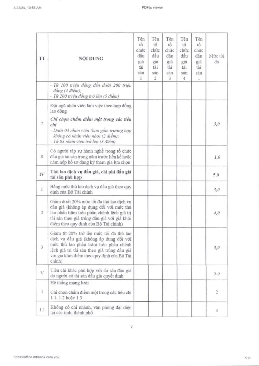 Ảnh chụp văn bản thông báo, trang 7