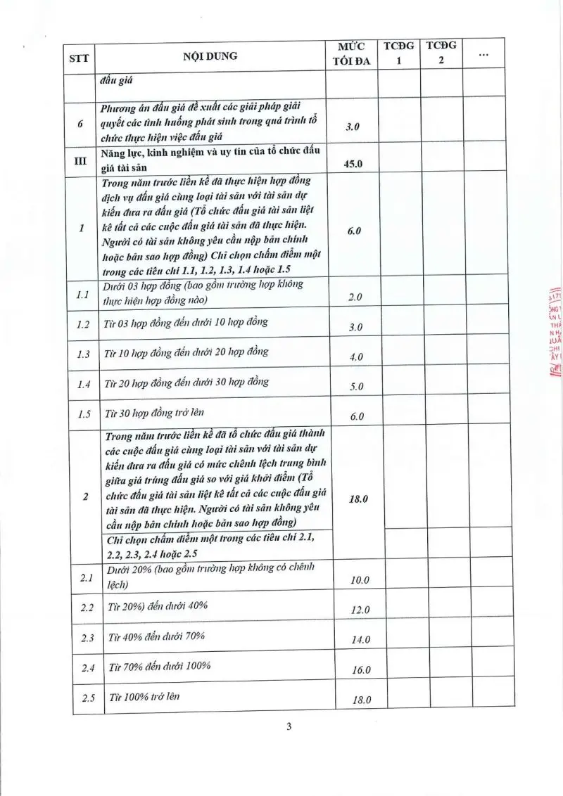 Ảnh chụp văn bản thông báo, trang 3