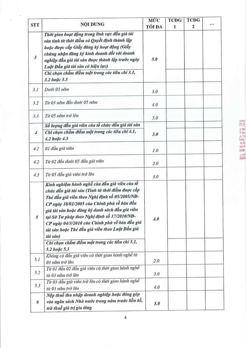 Ảnh chụp văn bản thông báo, trang 4