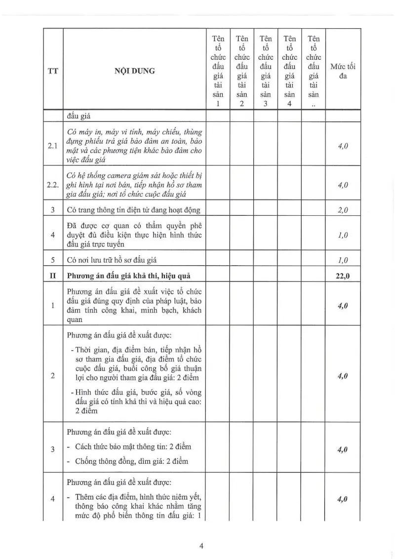 Ảnh chụp văn bản thông báo, trang 4