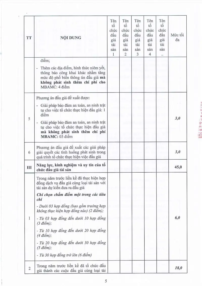 Ảnh chụp văn bản thông báo, trang 5