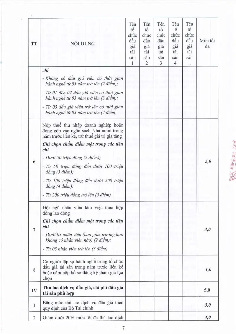 Ảnh chụp văn bản thông báo, trang 7