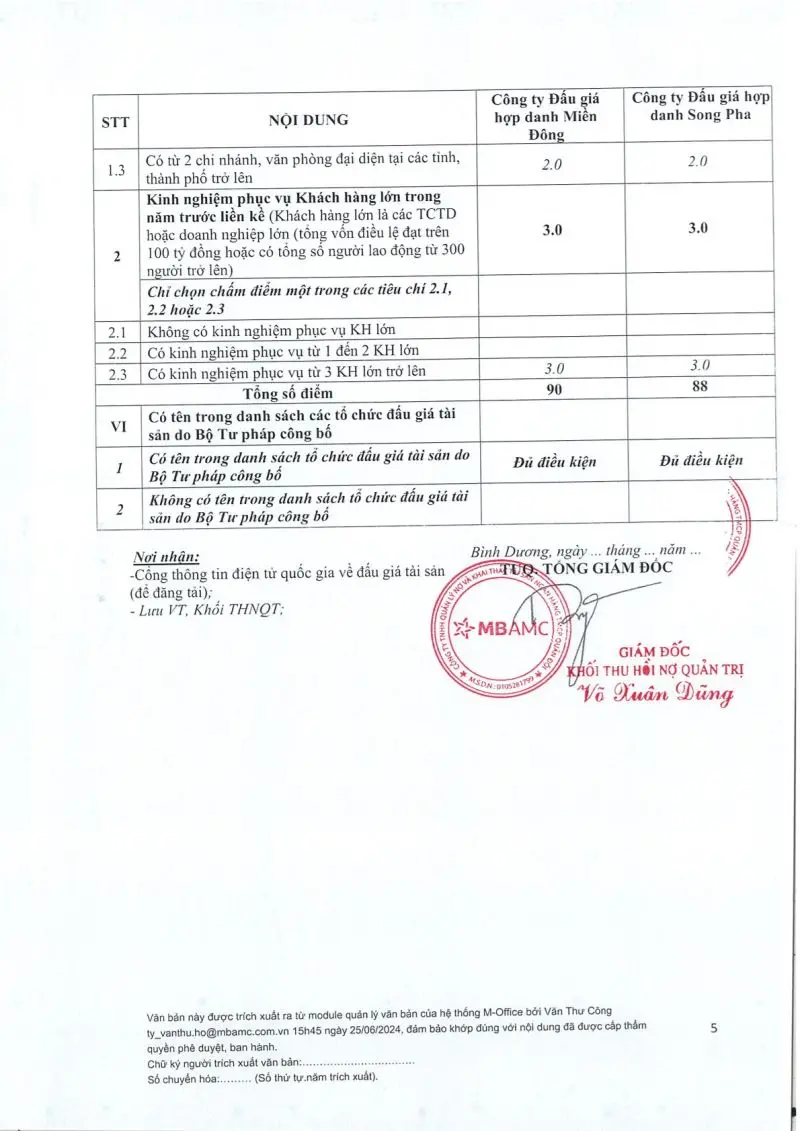 Ảnh chụp văn bản thông báo, trang 5
