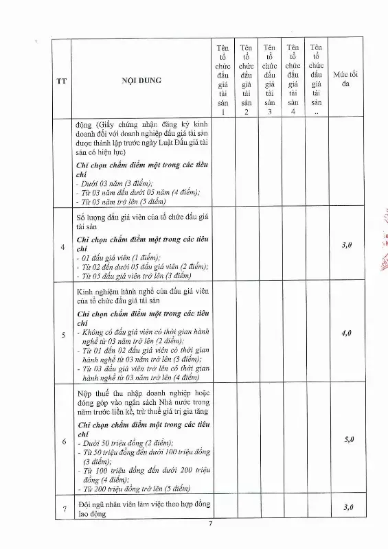 Ảnh chụp văn bản thông báo, trang 7