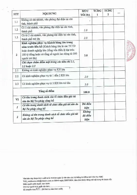 Ảnh chụp văn bản thông báo, trang 7