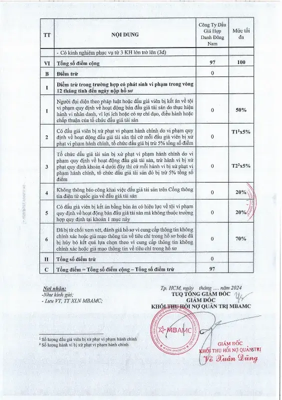 Ảnh chụp văn bản thông báo, trang 5
