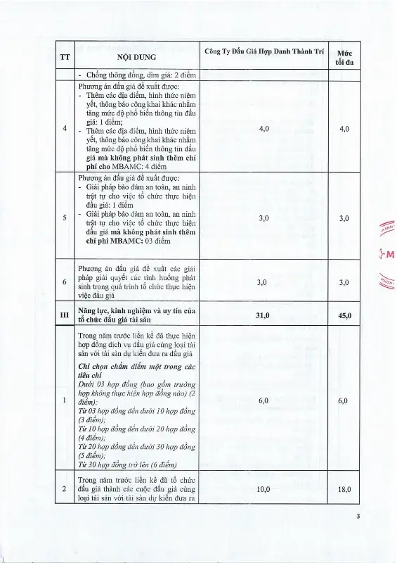 Ảnh chụp văn bản thông báo, trang 3
