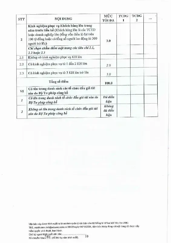 Ảnh chụp văn bản thông báo, trang 10