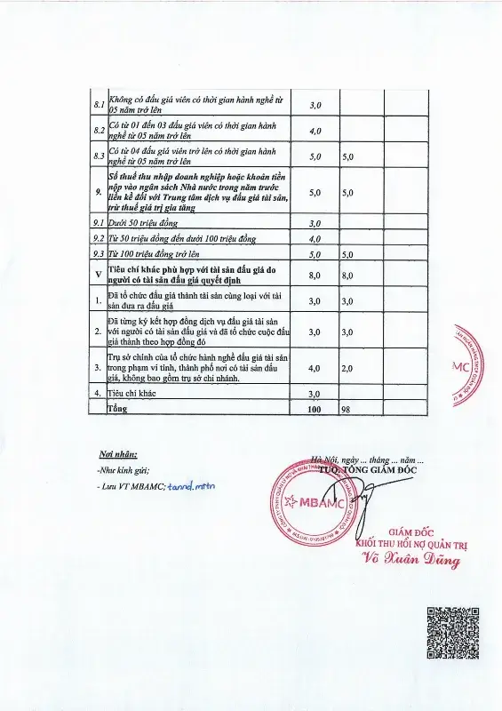 Ảnh chụp văn bản thông báo, trang 5