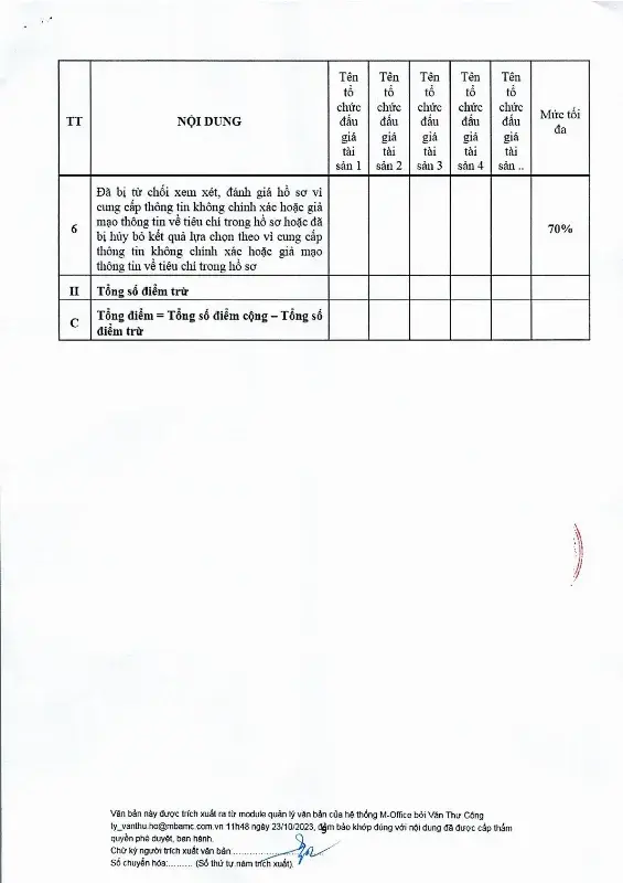 Ảnh chụp văn bản thông báo, trang 9