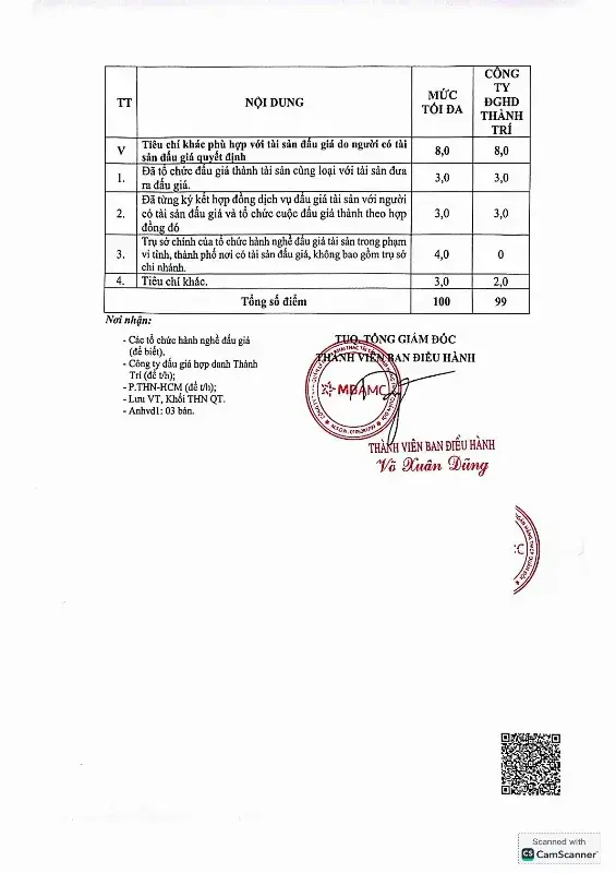 Ảnh chụp văn bản thông báo, trang 5