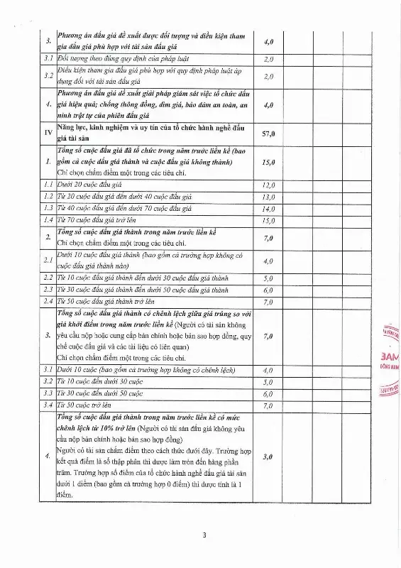 Ảnh chụp văn bản thông báo, trang 3
