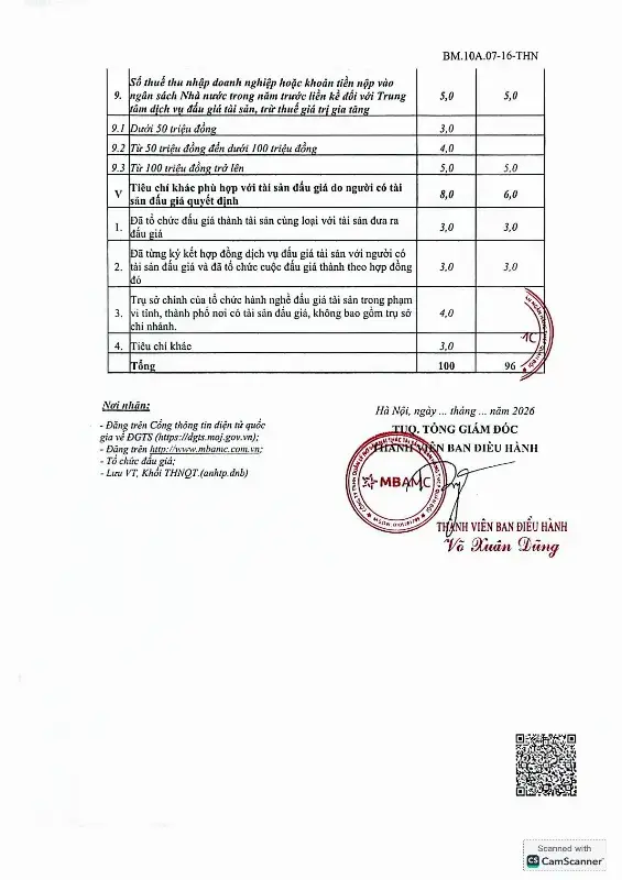 Ảnh chụp văn bản thông báo, trang 5