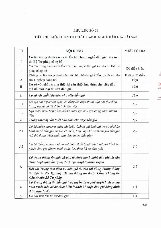 Ảnh chụp văn bản thông báo, trang 3
