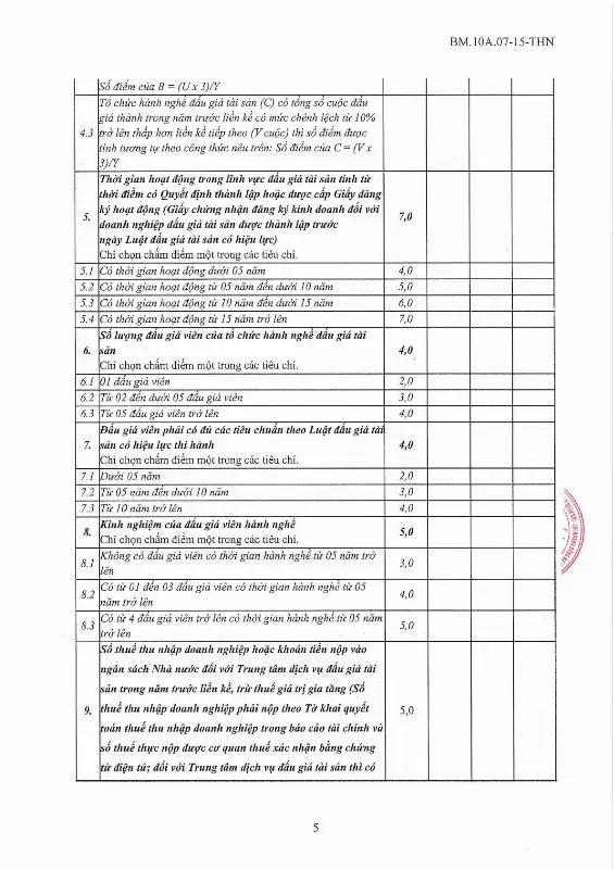 Ảnh chụp văn bản thông báo, trang 5