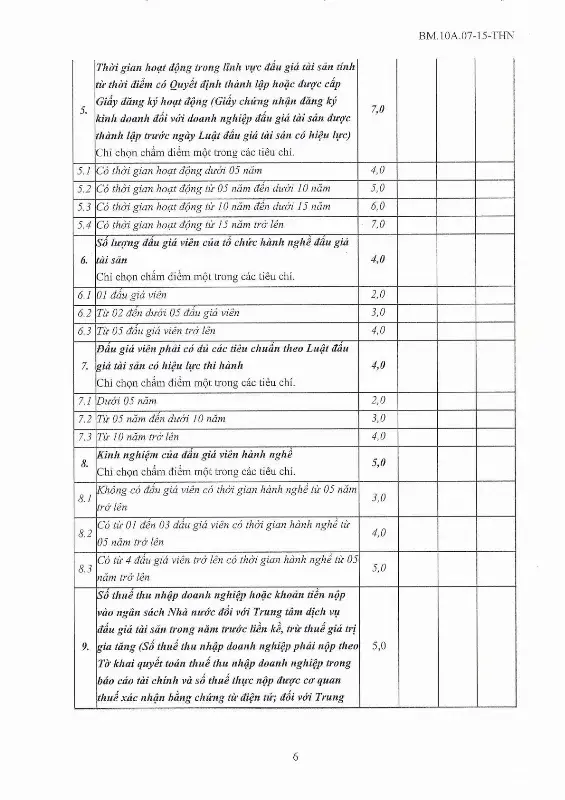Ảnh chụp văn bản thông báo, trang 6