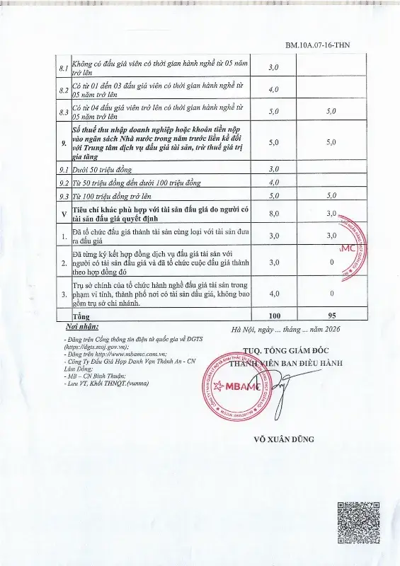 Ảnh chụp văn bản thông báo, trang 5